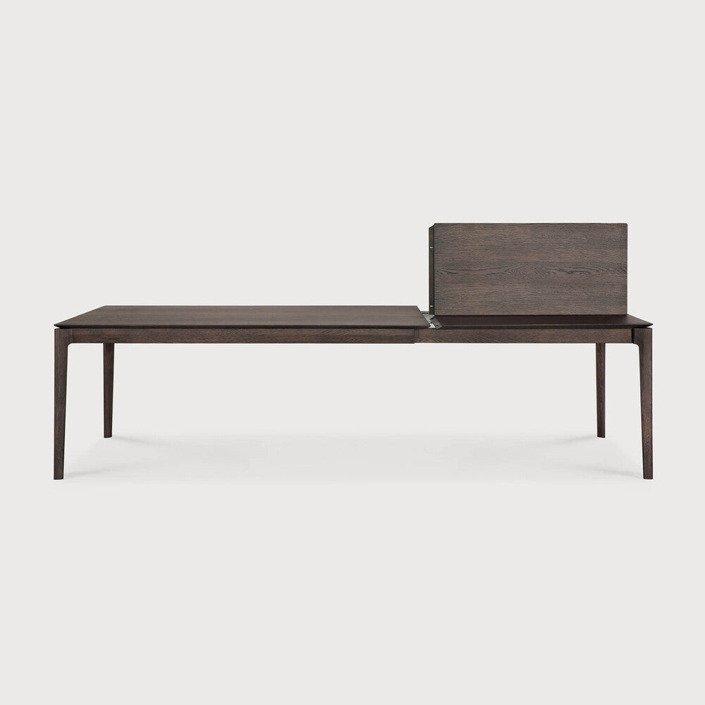 Bok Extendable Dining Table | Varnished Oak | Brown | Rectangular | 71"|110" X 39"