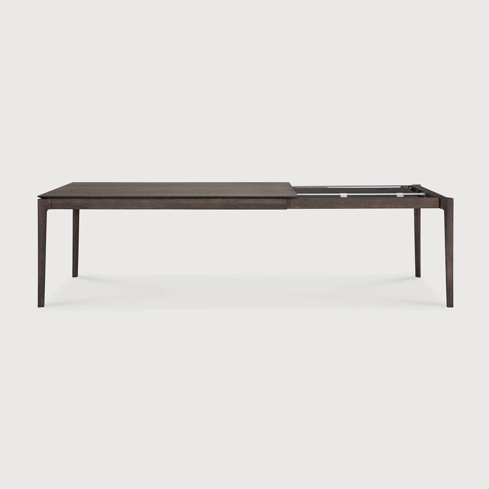 Bok Extendable Dining Table | Varnished Oak | Brown | Rectangular | 71"|110" X 39"