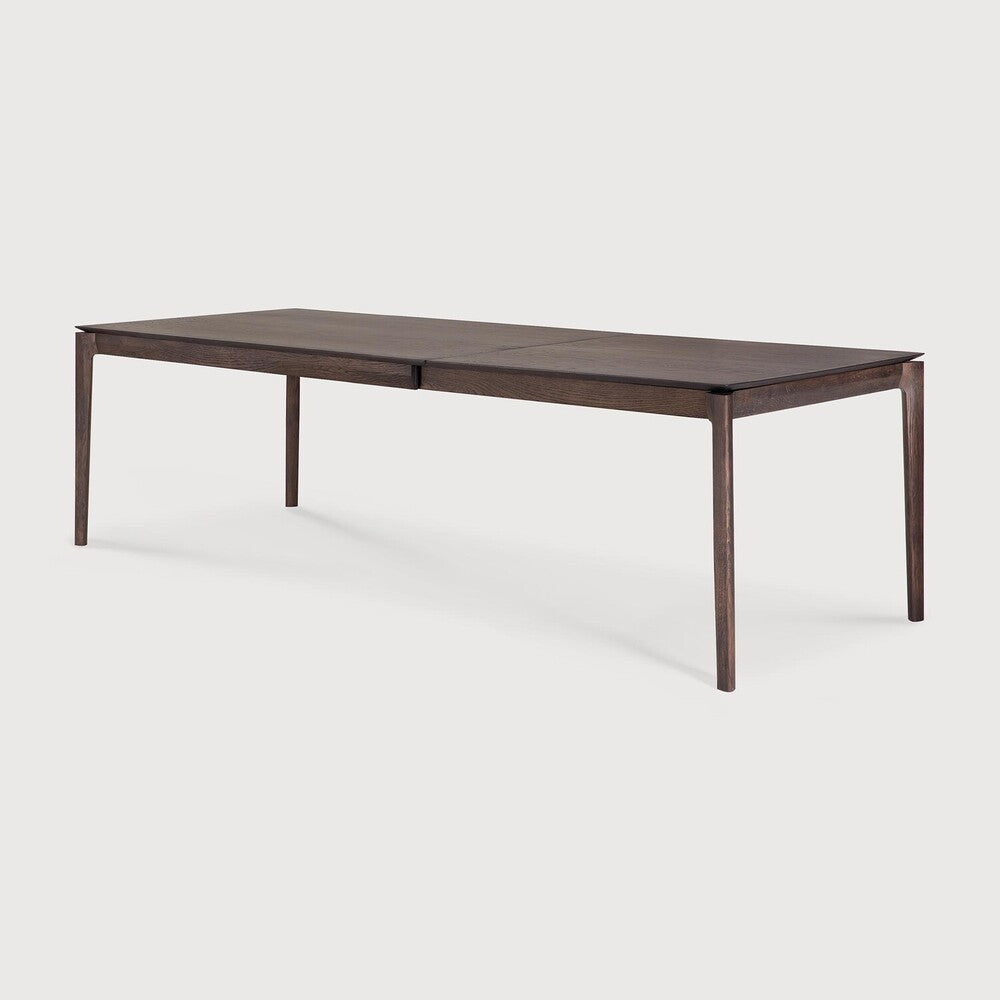 Bok Extendable Dining Table | Varnished Oak | Brown | Rectangular | 71"|110" X 39"