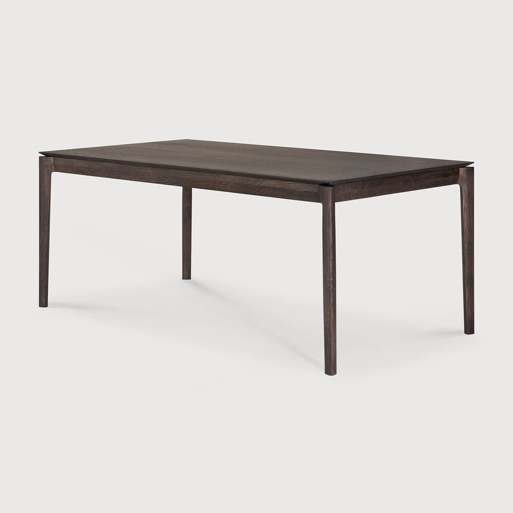 Bok Extendable Dining Table | Varnished Oak | Brown | Rectangular | 71"|110" X 39"