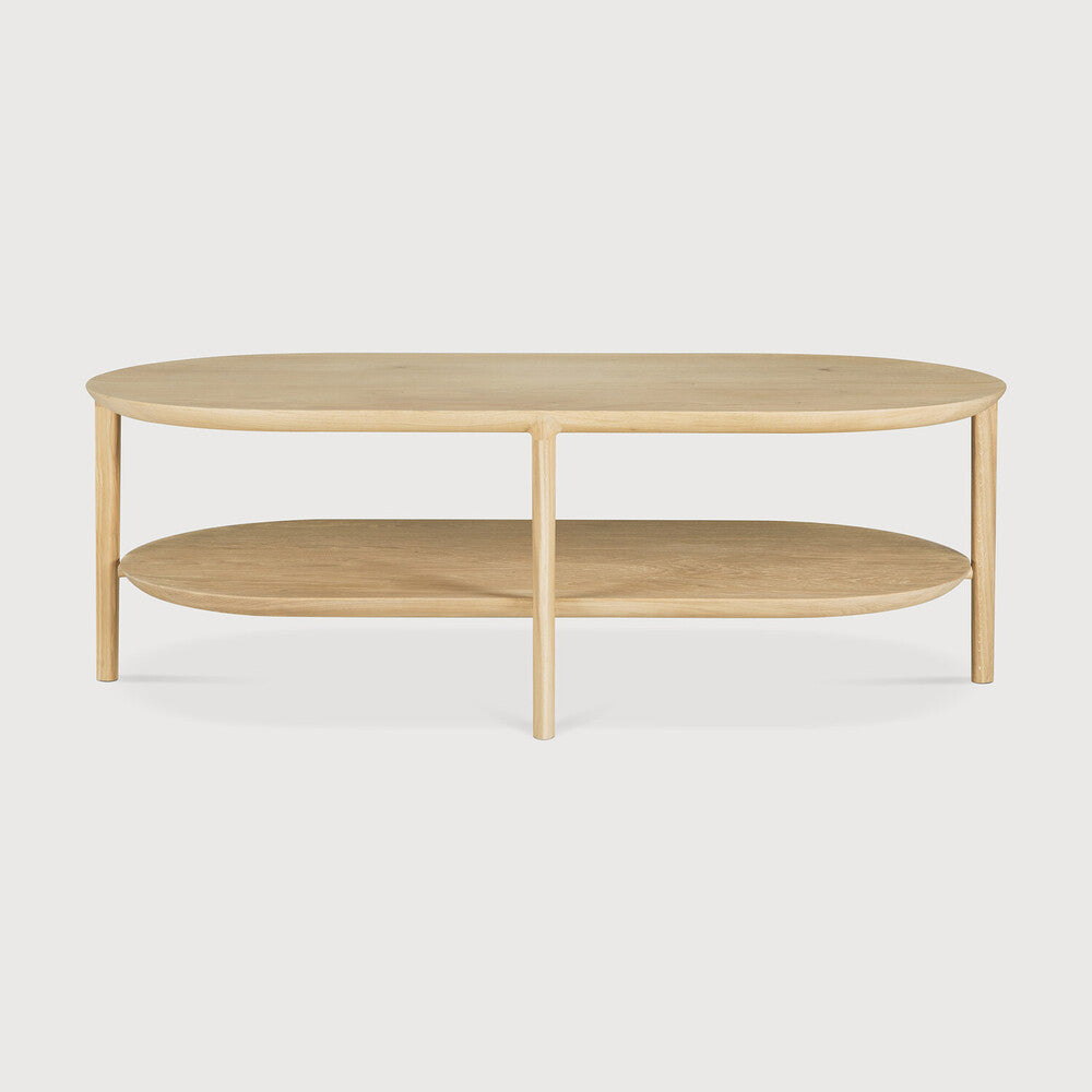 Bok Coffee Table | Oak | Oblong | 1 Shelf