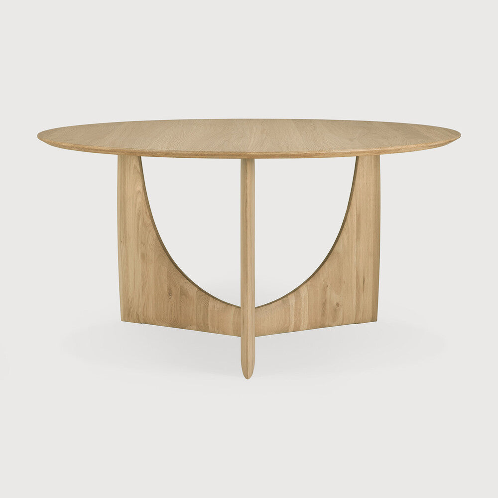 Geometric Dining Table | Oak | Round