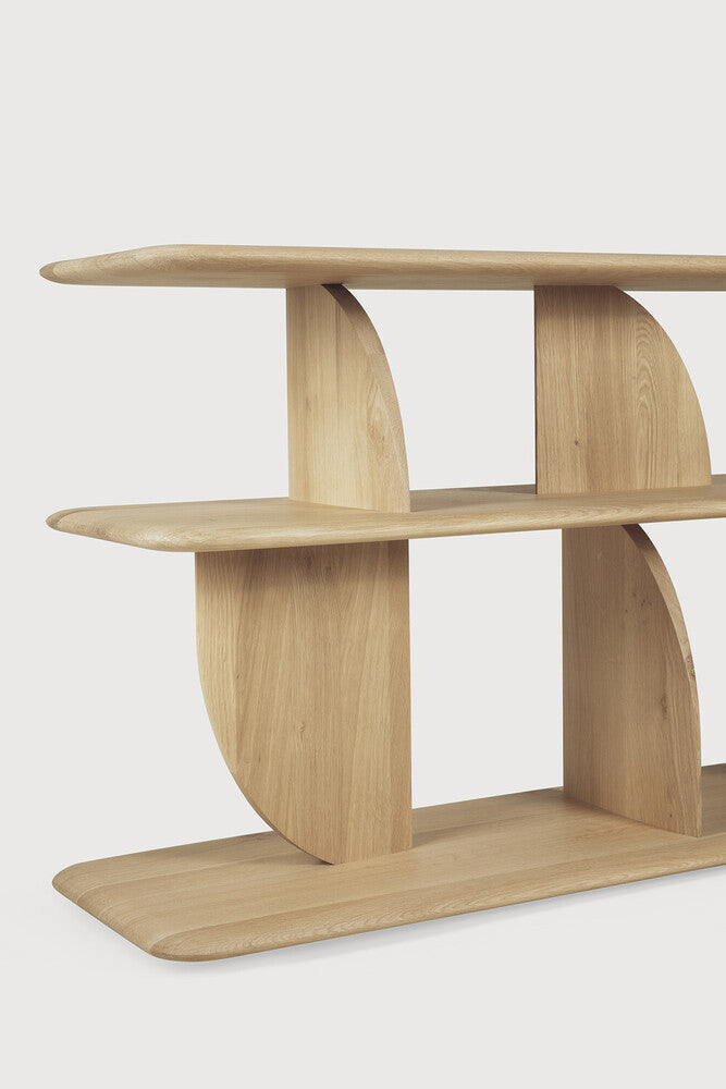 Geometric Sofa Console | Oak