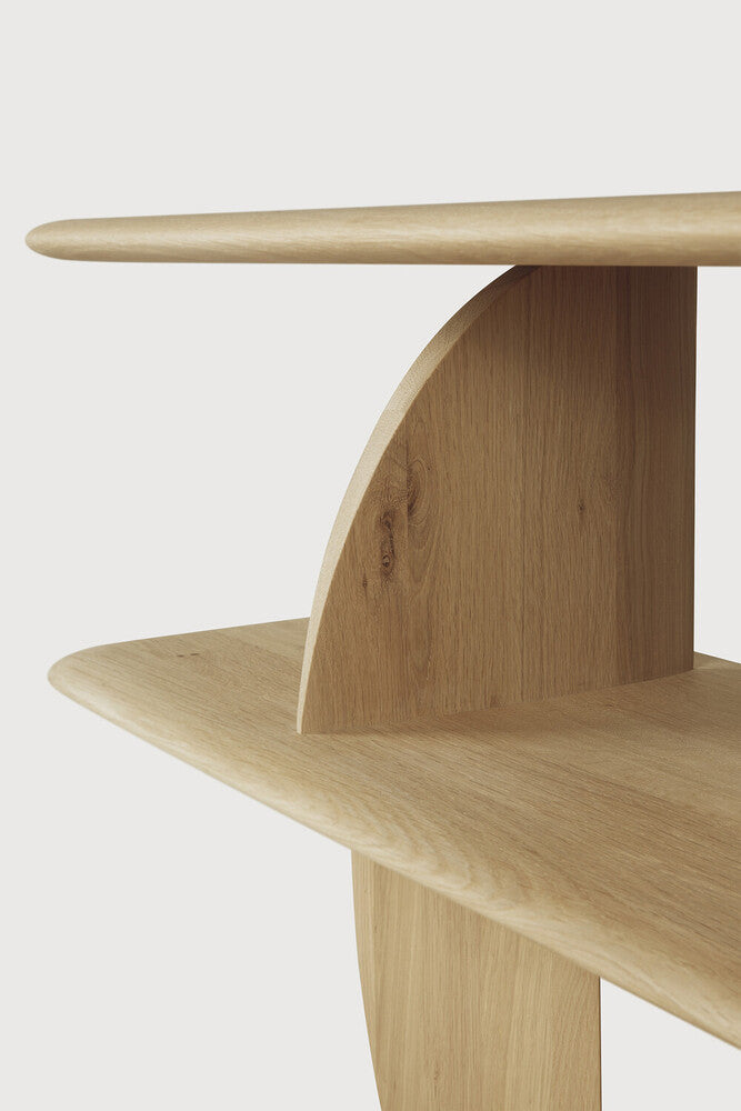 Geometric Sofa Console | Oak