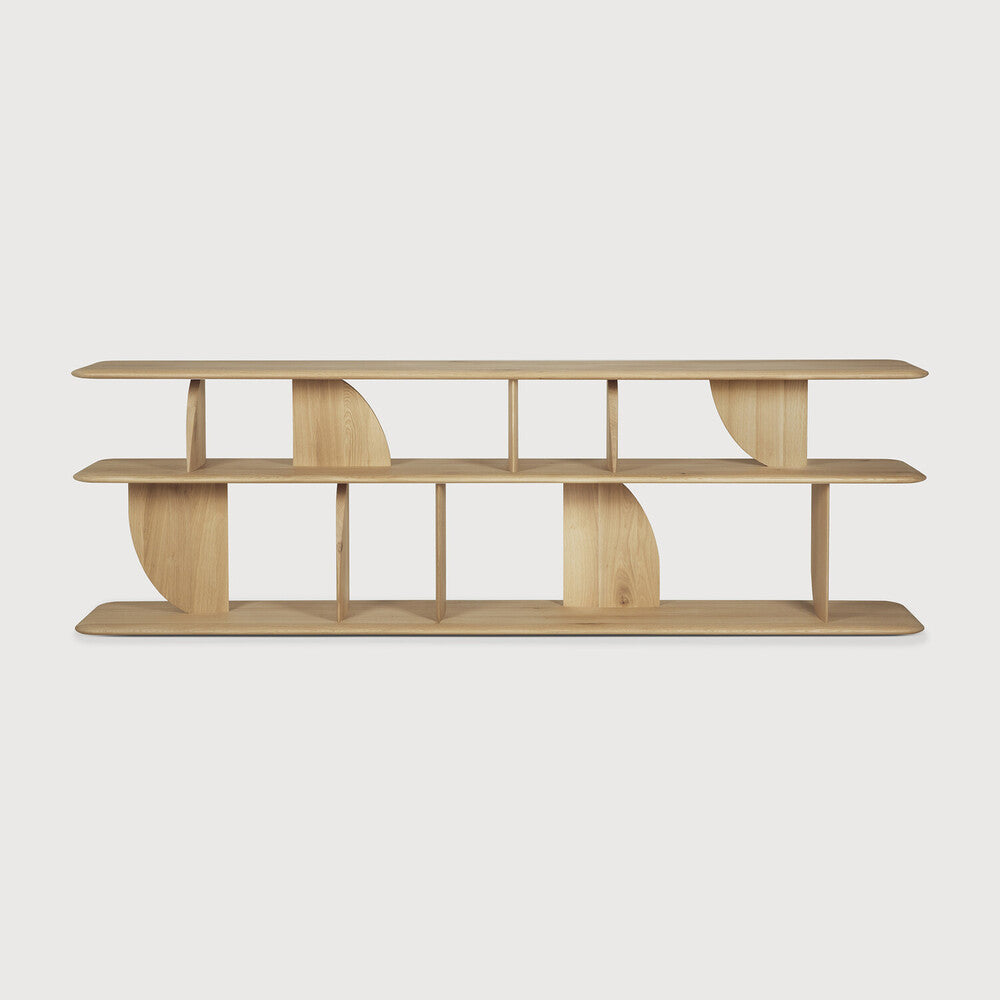 Geometric Sofa Console | Oak