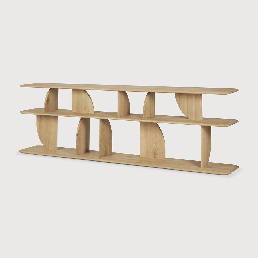 Geometric Sofa Console | Oak