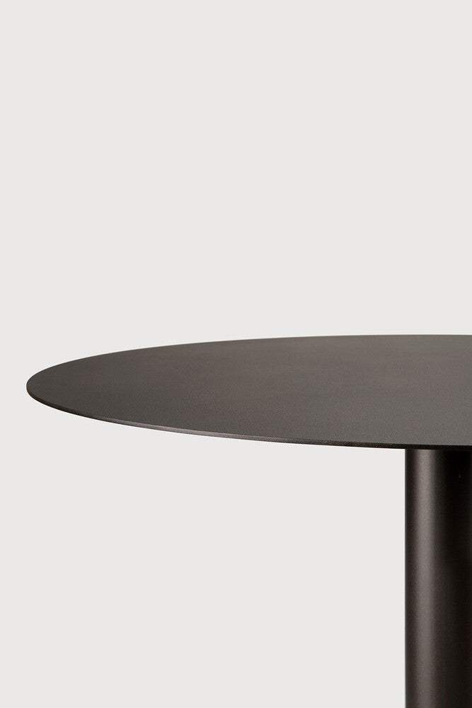 Blend Dining Table | Metal Top | Dark Bronze | Dark Bronze Base | Round | 35" X 35"