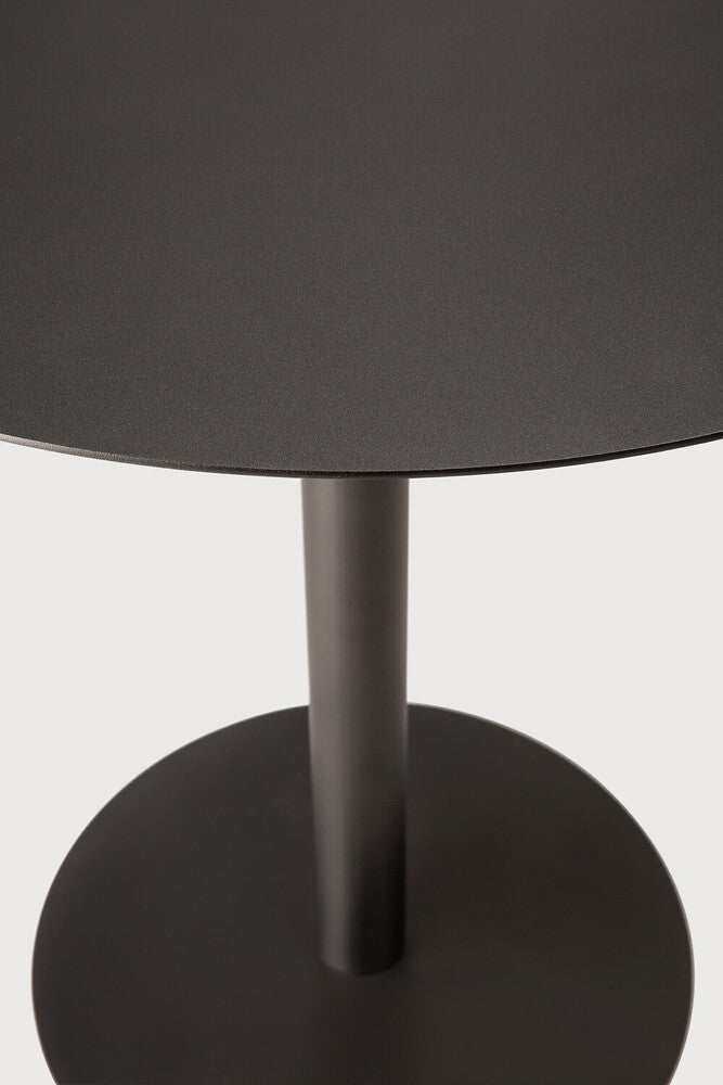 Blend Dining Table | Metal Top | Dark Bronze | Dark Bronze Base | Round | 35" X 35"