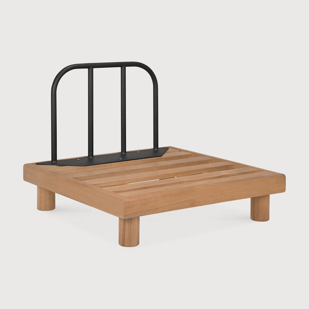 Monocle Outdoor Modular Sofa Frame | Teak | Aluminium | 1 Seater