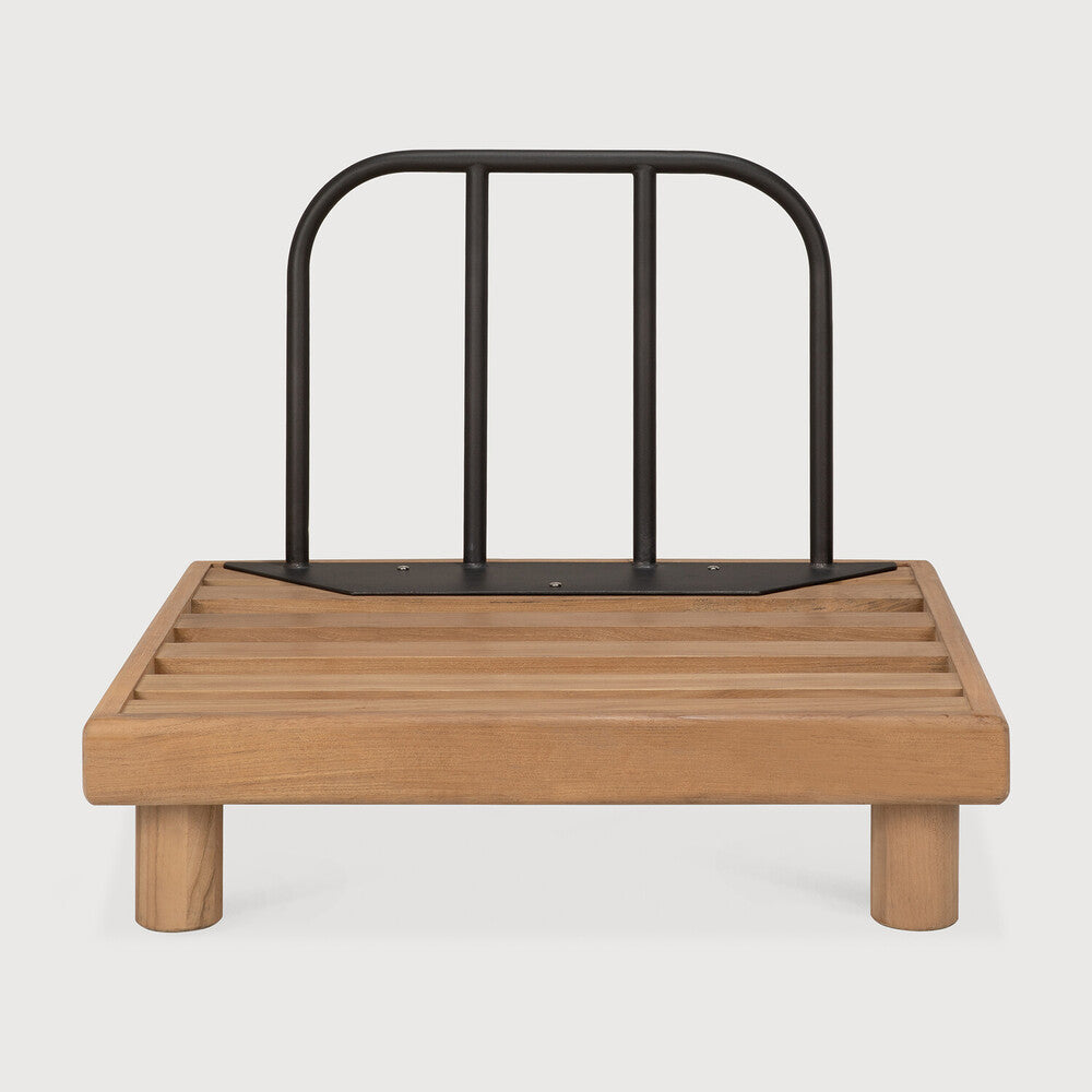 Monocle Outdoor Modular Sofa Frame | Teak | Aluminium | 1 Seater