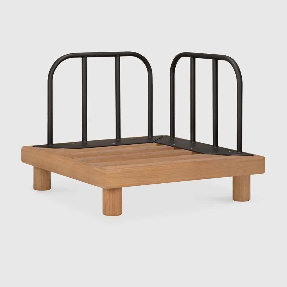 Monocle Outdoor Modular Sofa Frame | Teak | Aluminium | End Seater L And R