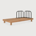 Monocle Outdoor Modular Sofa Frame | Teak | Aluminium | Day Bed With R Arm