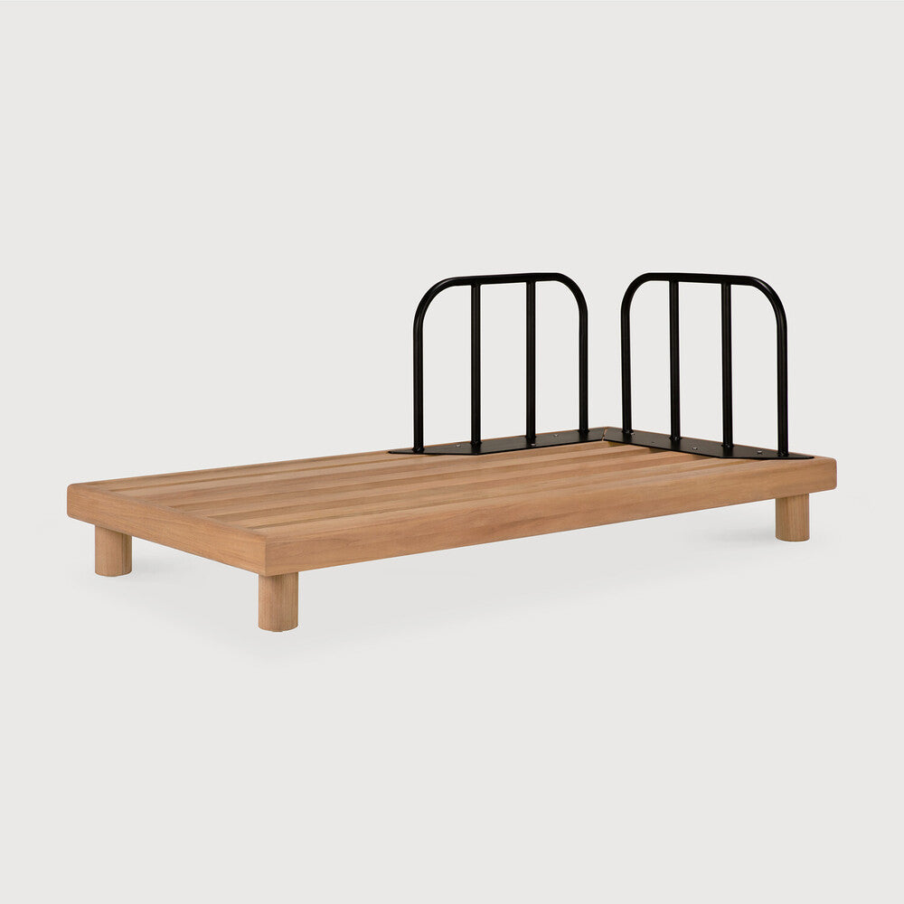 Monocle Outdoor Modular Sofa Frame | Teak | Aluminium | Day Bed With R Arm