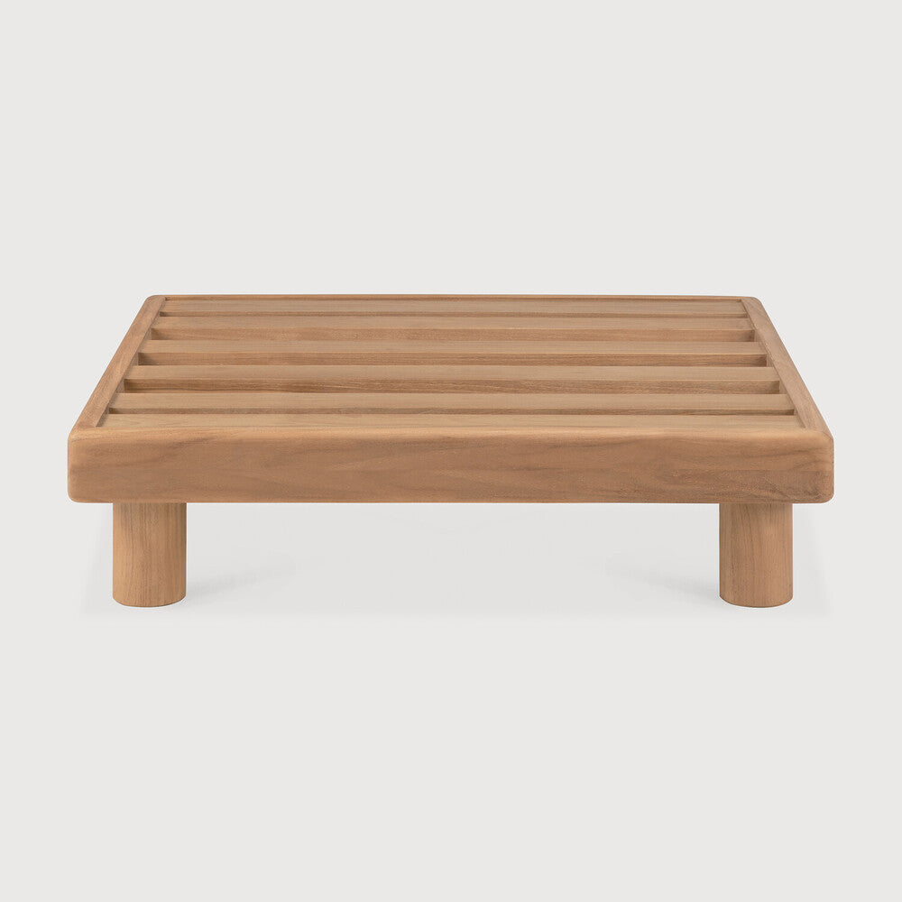 Monocle Outdoor Footstool Frame | Teak
