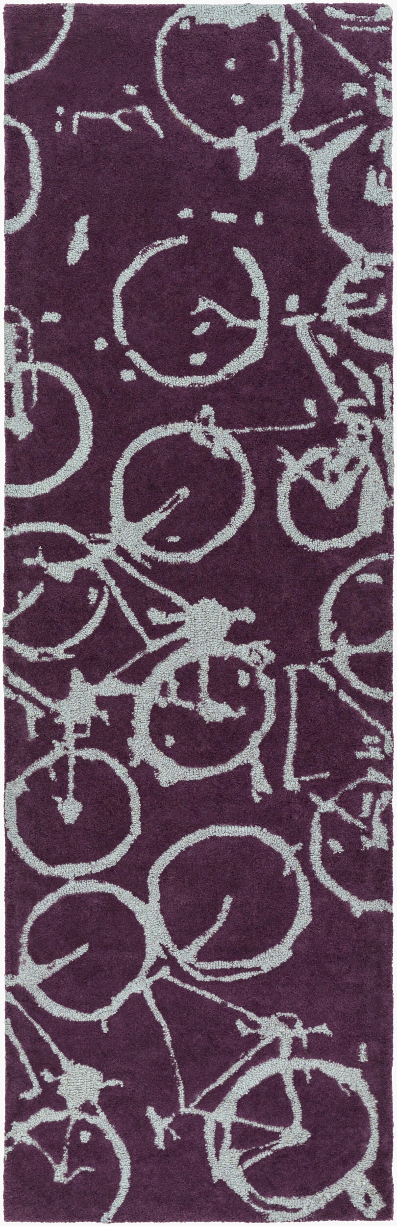 Peerpressure Rug | Dark Plum | PSR7009