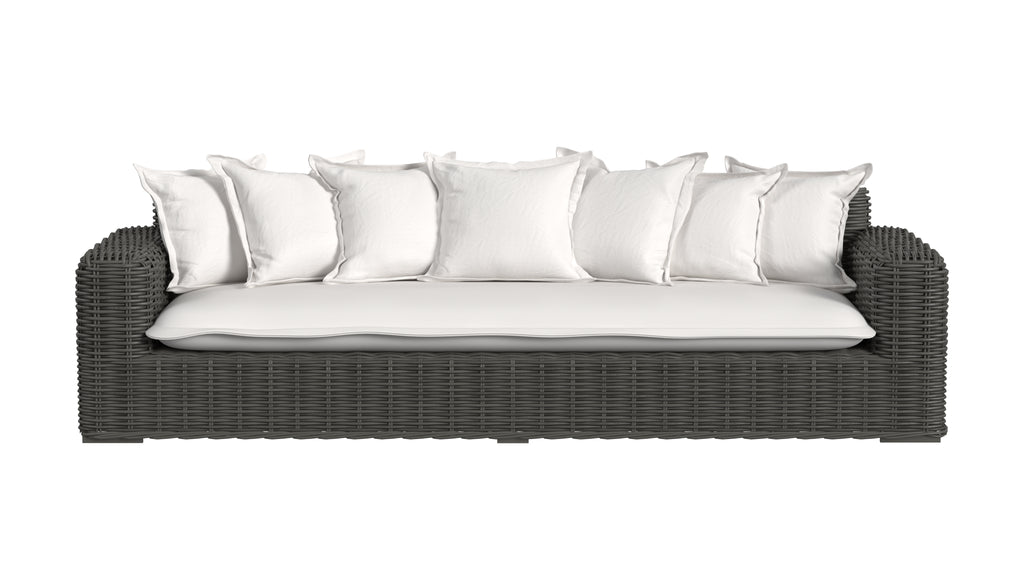 Cabo Sofa in Soothe Pearl w/ Flange Welt