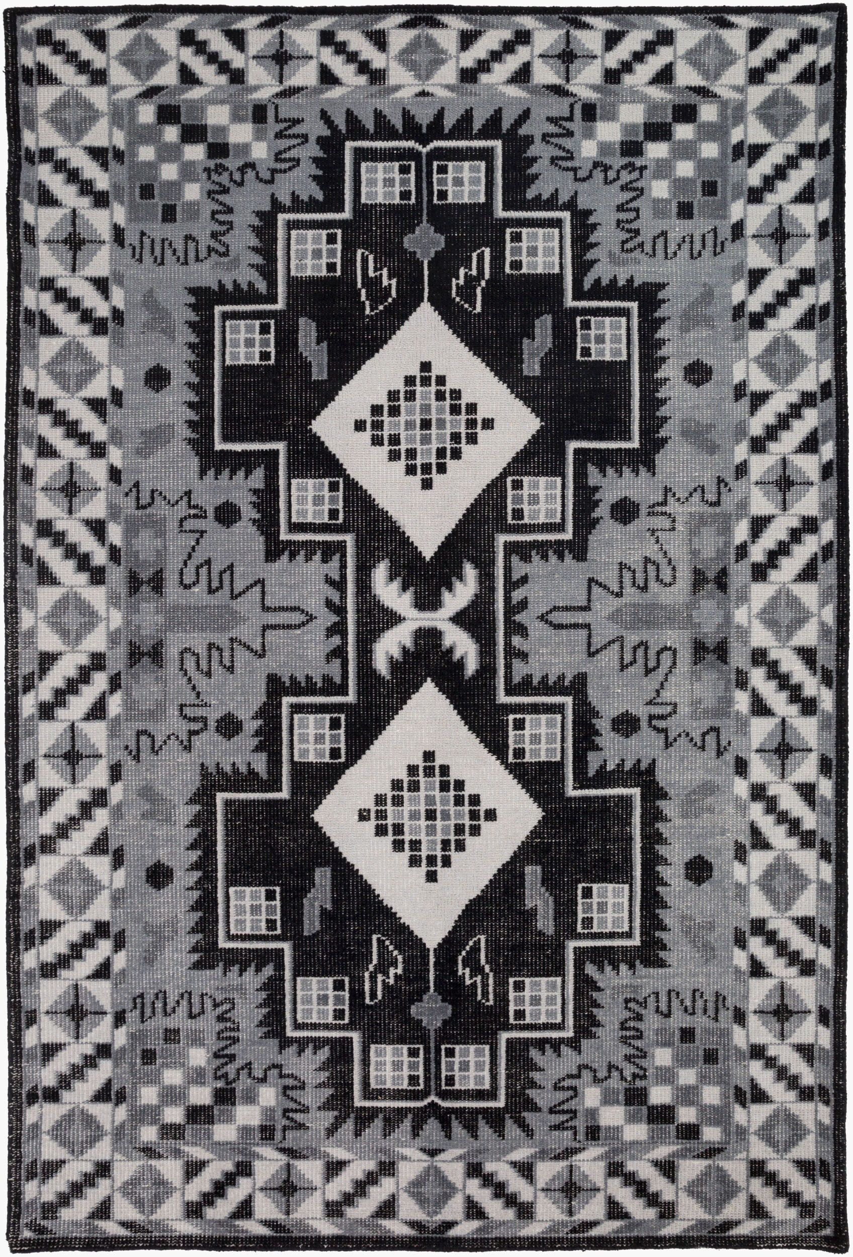 Pazar Rug | Charcoal | PZR6004
