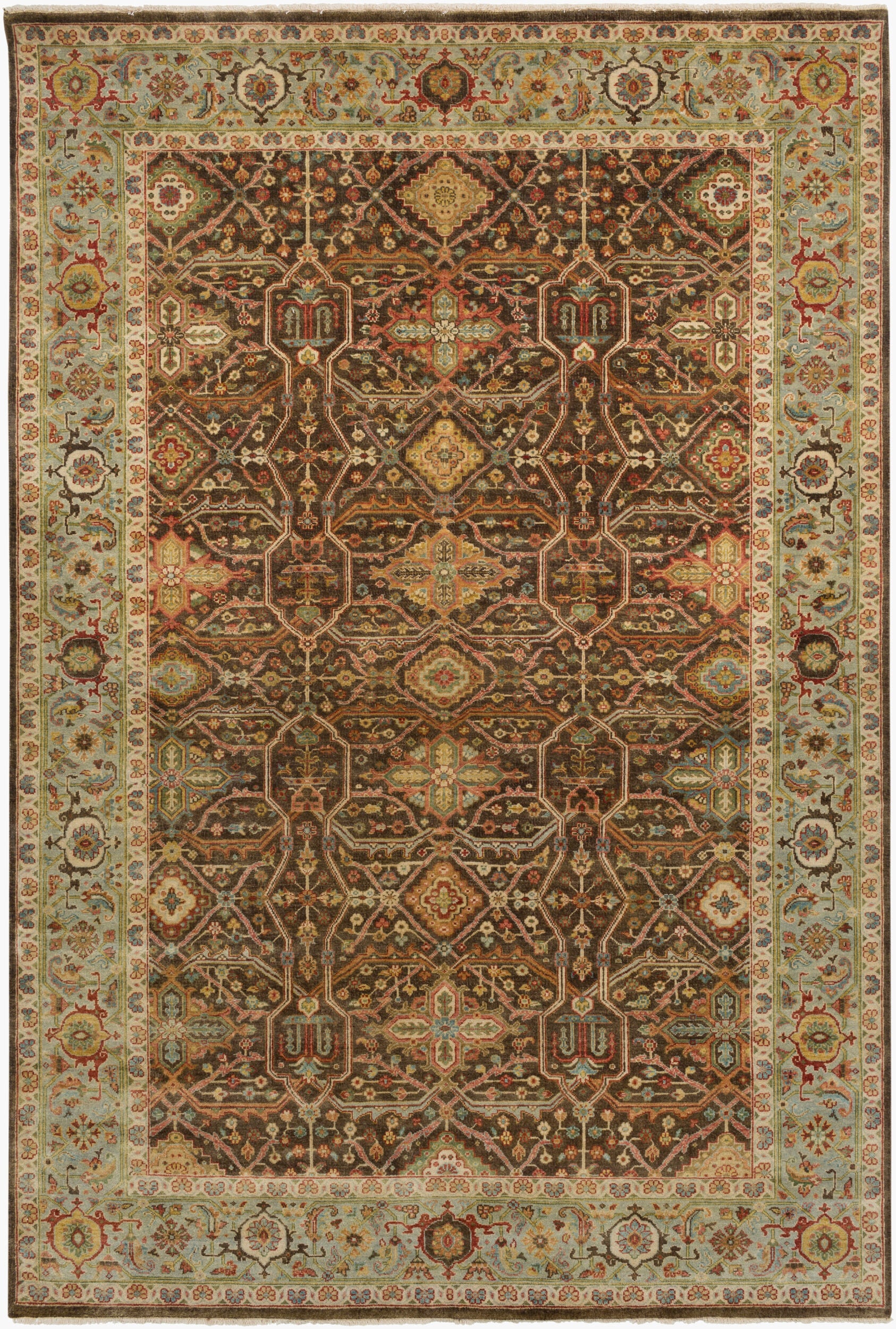 Pazyryk Rug | Dark Brown | PZY1000