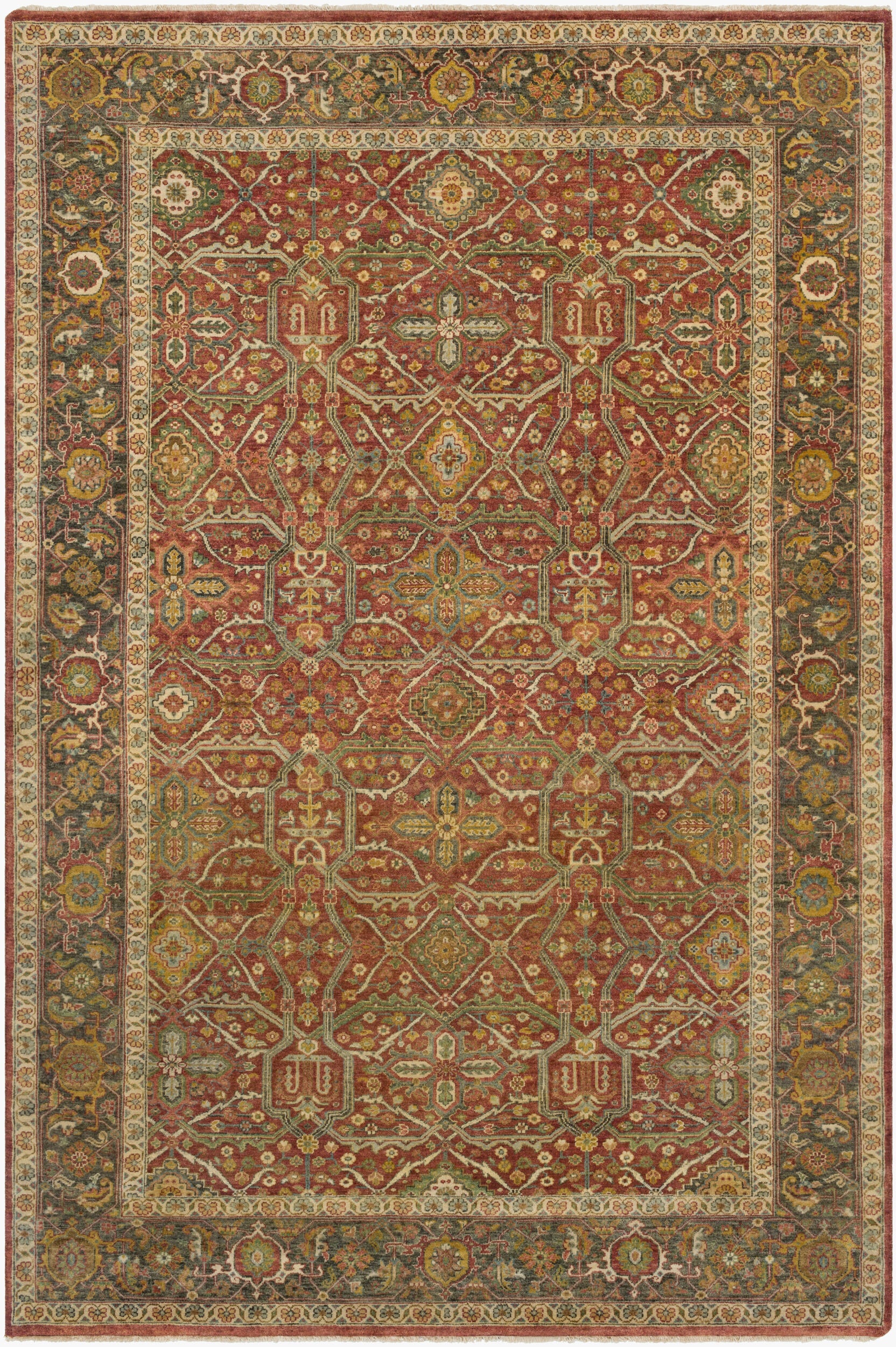 Pazyryk Rug | Rust | PZY1001