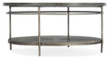 Round Cocktail Table | Golden Brown