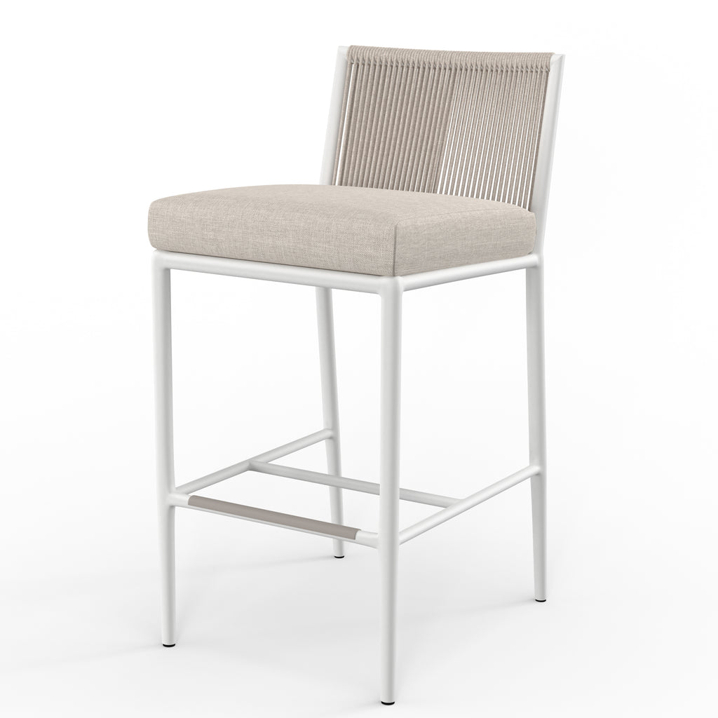 Sabbia Barstool in Echo Ash, No Welt