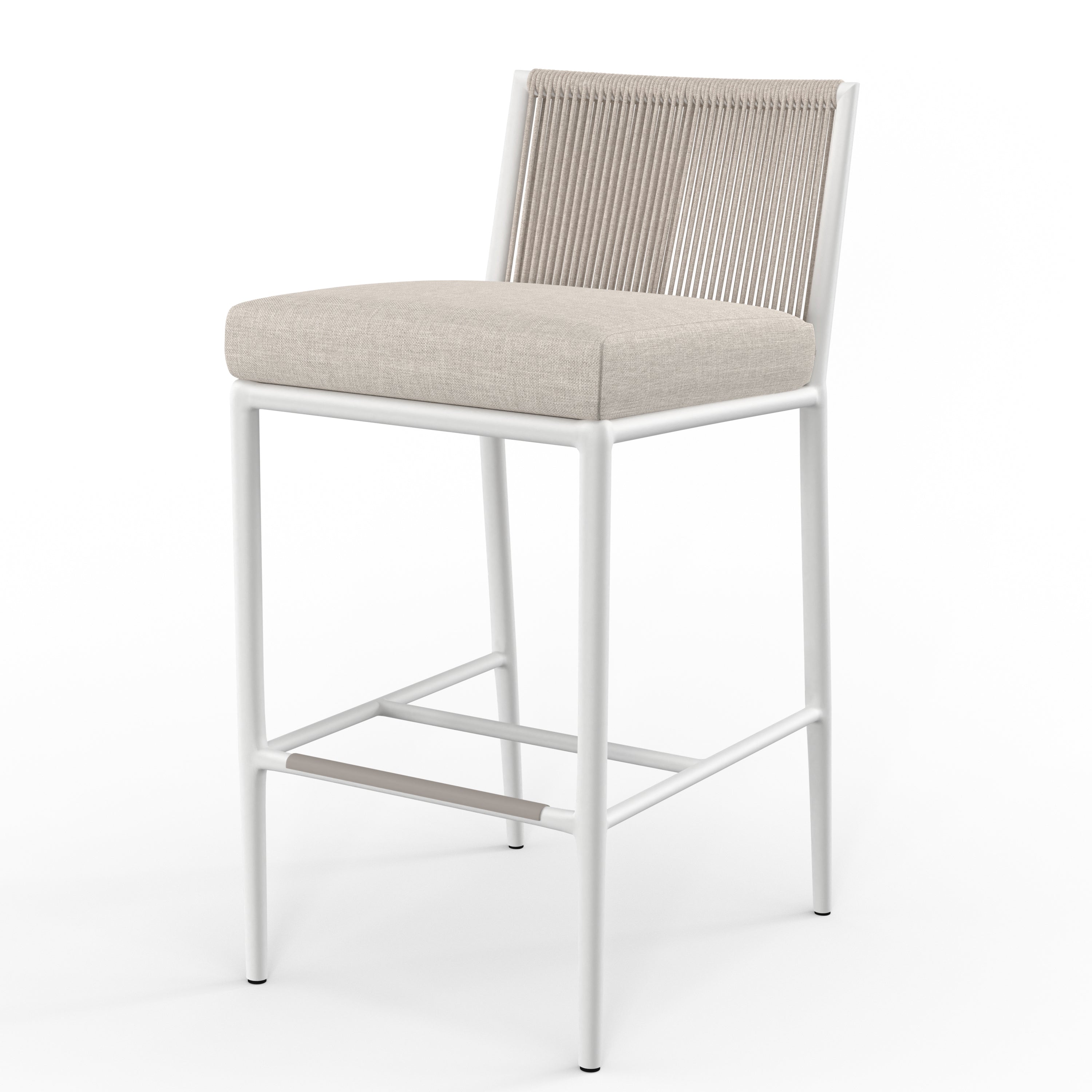Sabbia Barstool in Echo Ash, No Welt