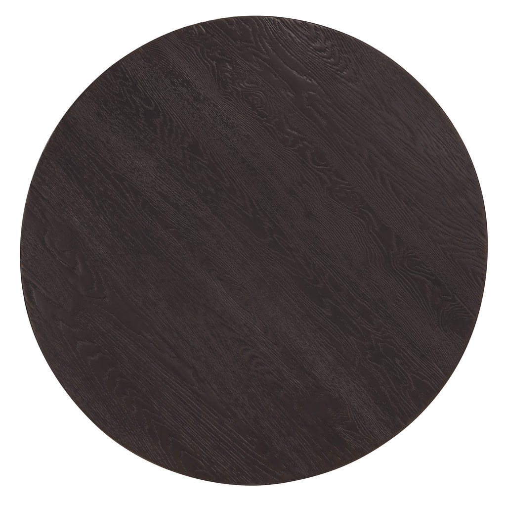 Driftwood 48in Round Dining Table | Burnt Timber