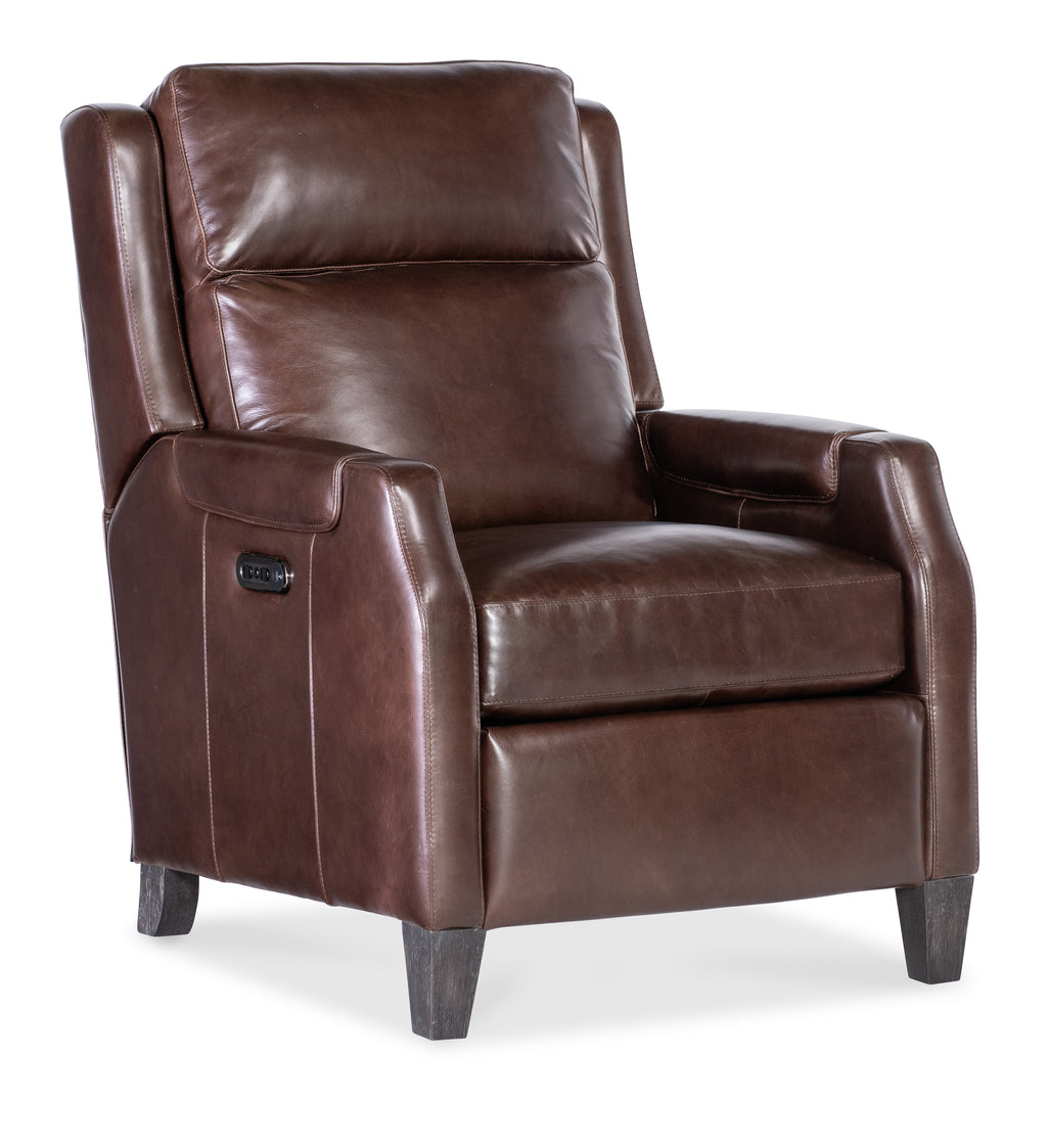 Nelson Power Recliner w/Power Headrest | Brown