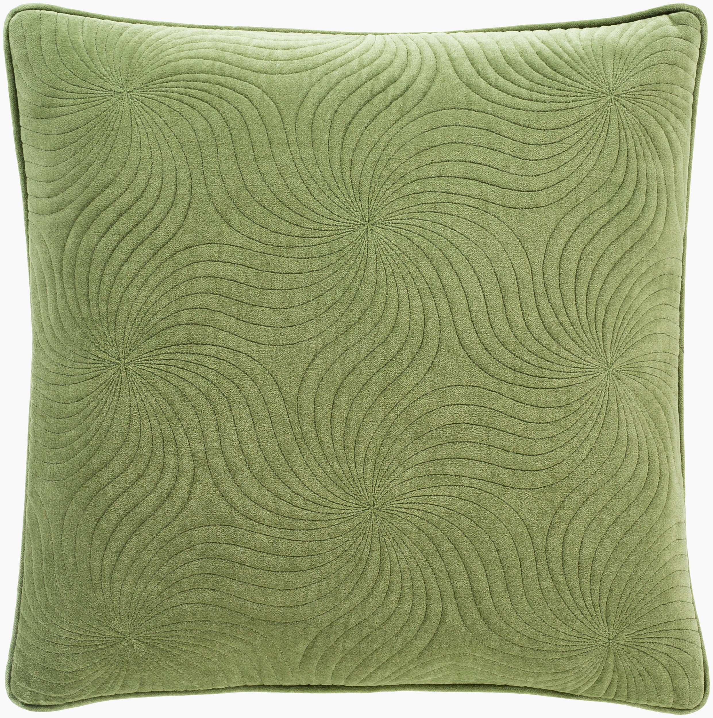Quilted Cotton Velvet Accent Pillow | QCV007