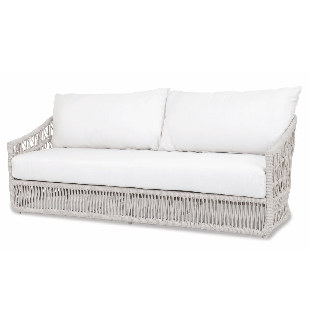 Dana Rope Sofa in Linen Canvas w/ Self Welt