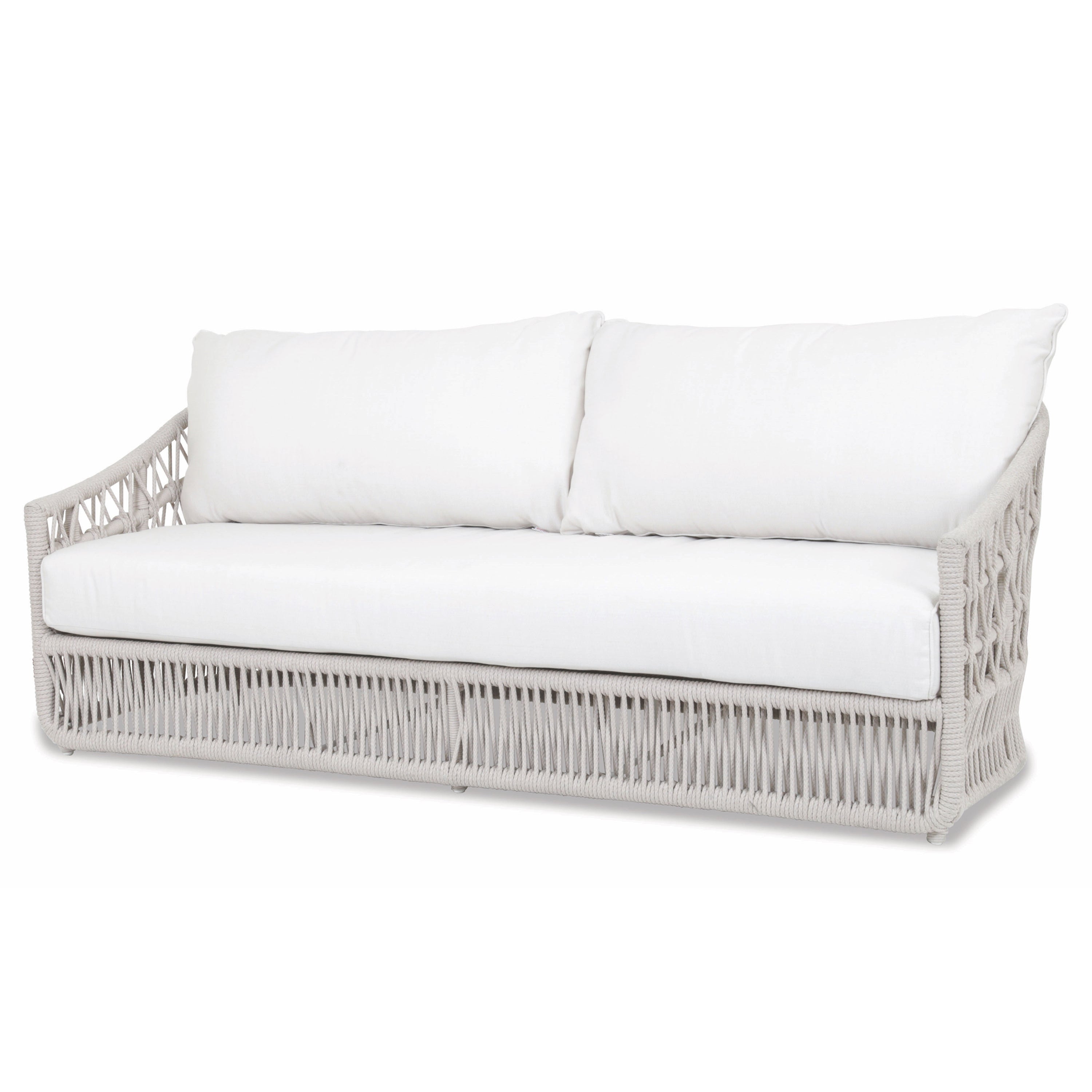 Dana Rope Sofa in Linen Canvas w/ Self Welt