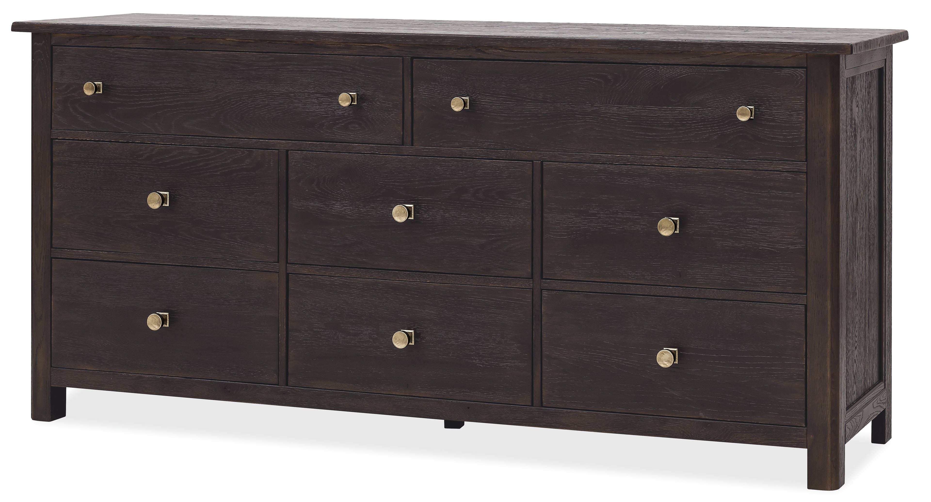 Driftwood Eight-Drawer Dresser | Burnt Timber