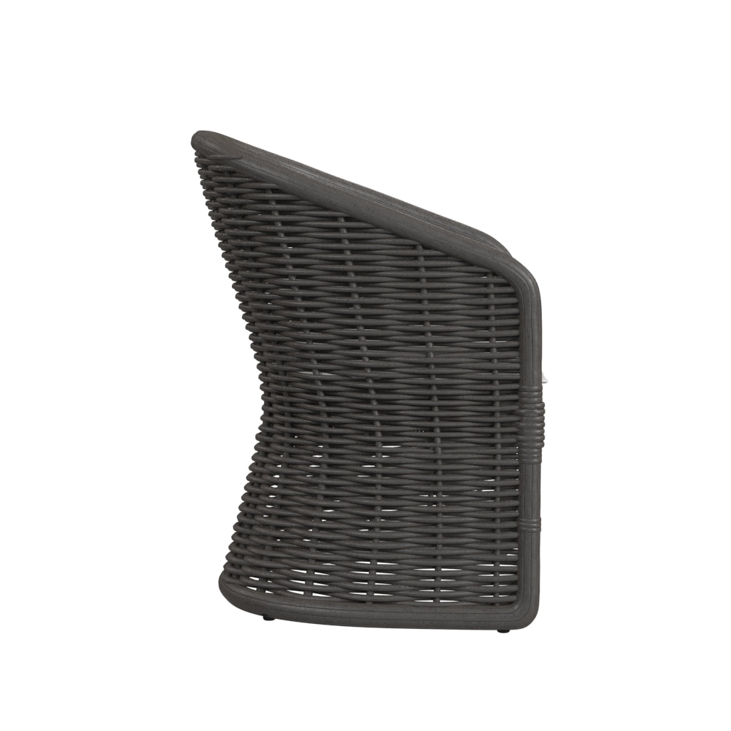 Cabo Dining Chair in Soothe Pearl w/ Flange Welt