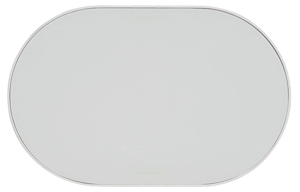 Melange On the Bright Side Oval End Table