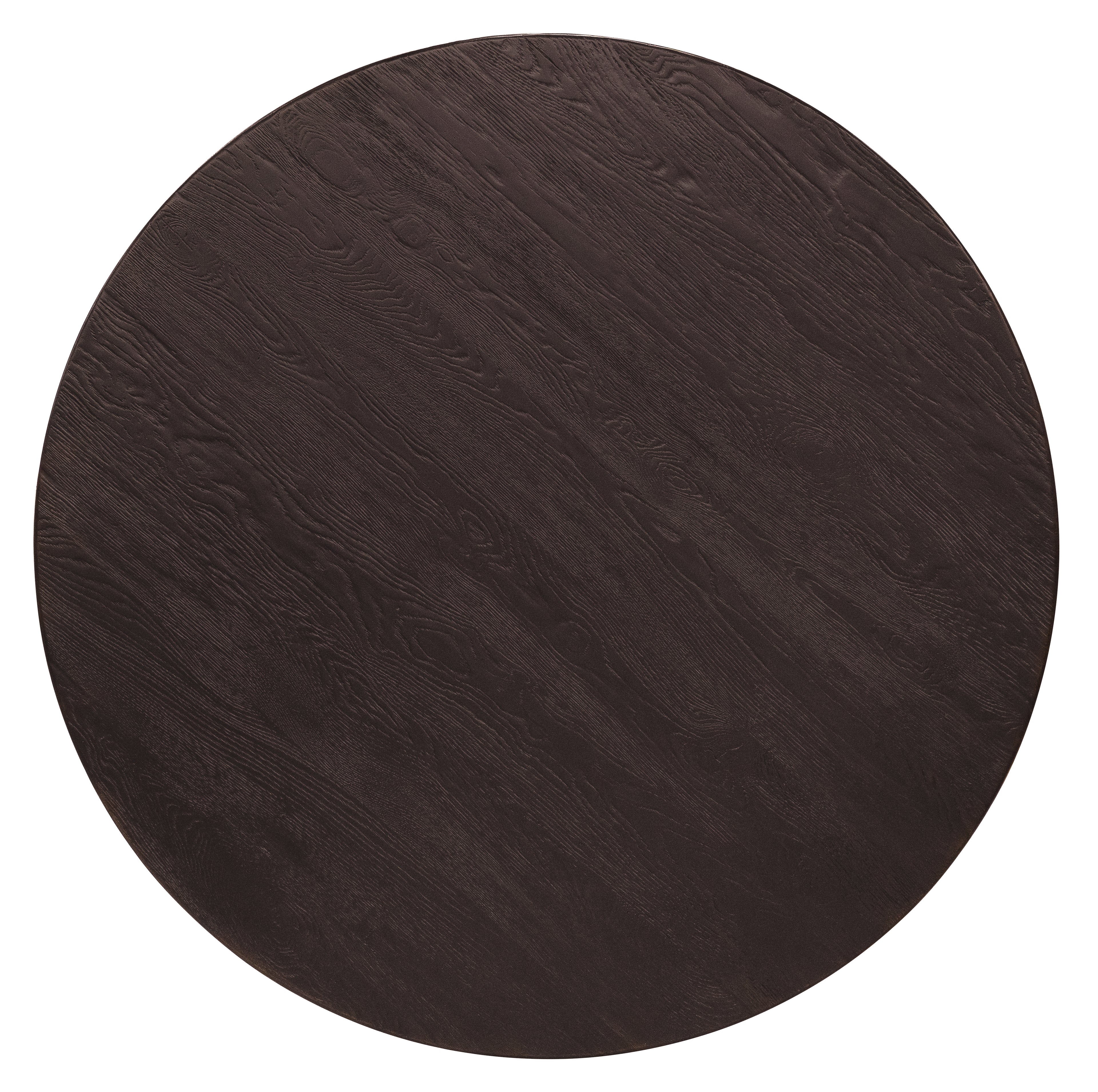 Driftwood 72in Round Dining Table | Burnt Timber