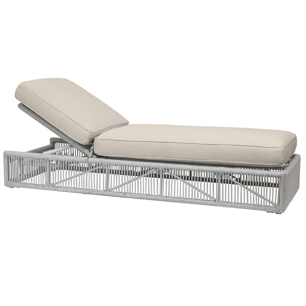 Miami Adjustable Chaise in Echo Ash w/ Self Welt