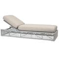 Miami Adjustable Chaise in Echo Ash w/ Self Welt