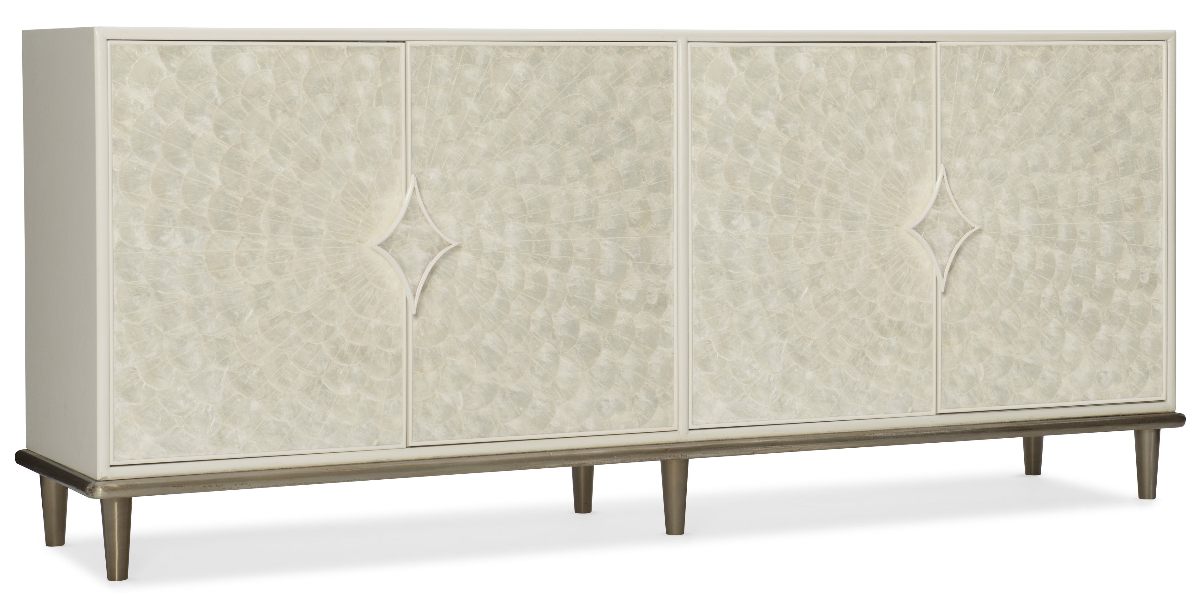 Entertainment Console | Creamy White