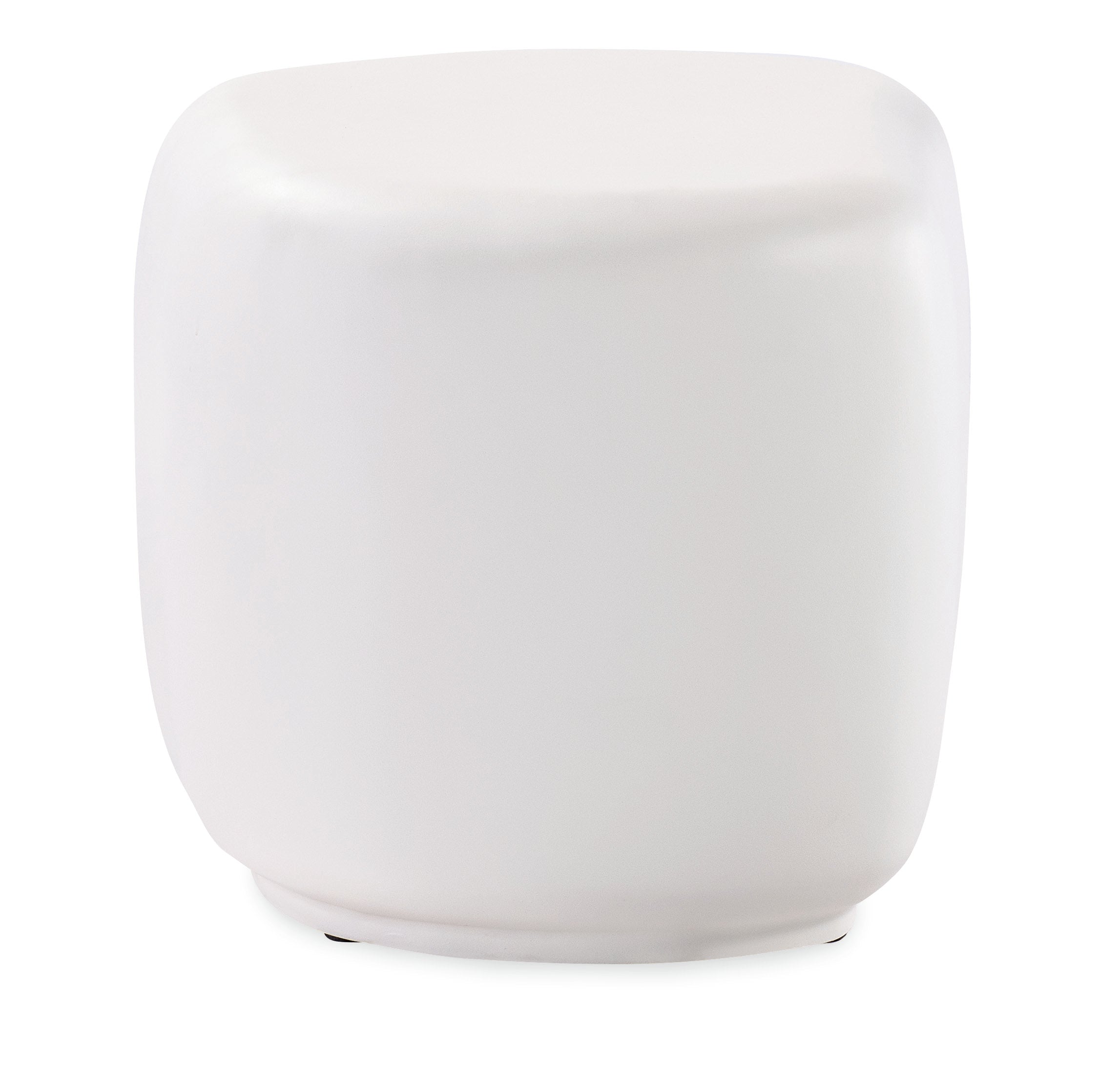 Pebble End Table - Bone