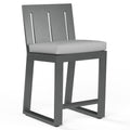 Redondo Barstool in Cast Silver, No Welt
