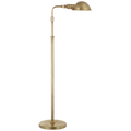 Fairfield Cordless Pharmacy Floor Lamp | Natural Brass