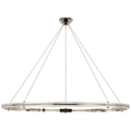 Paxton 60" Ring Chandelier | Polished Nickel