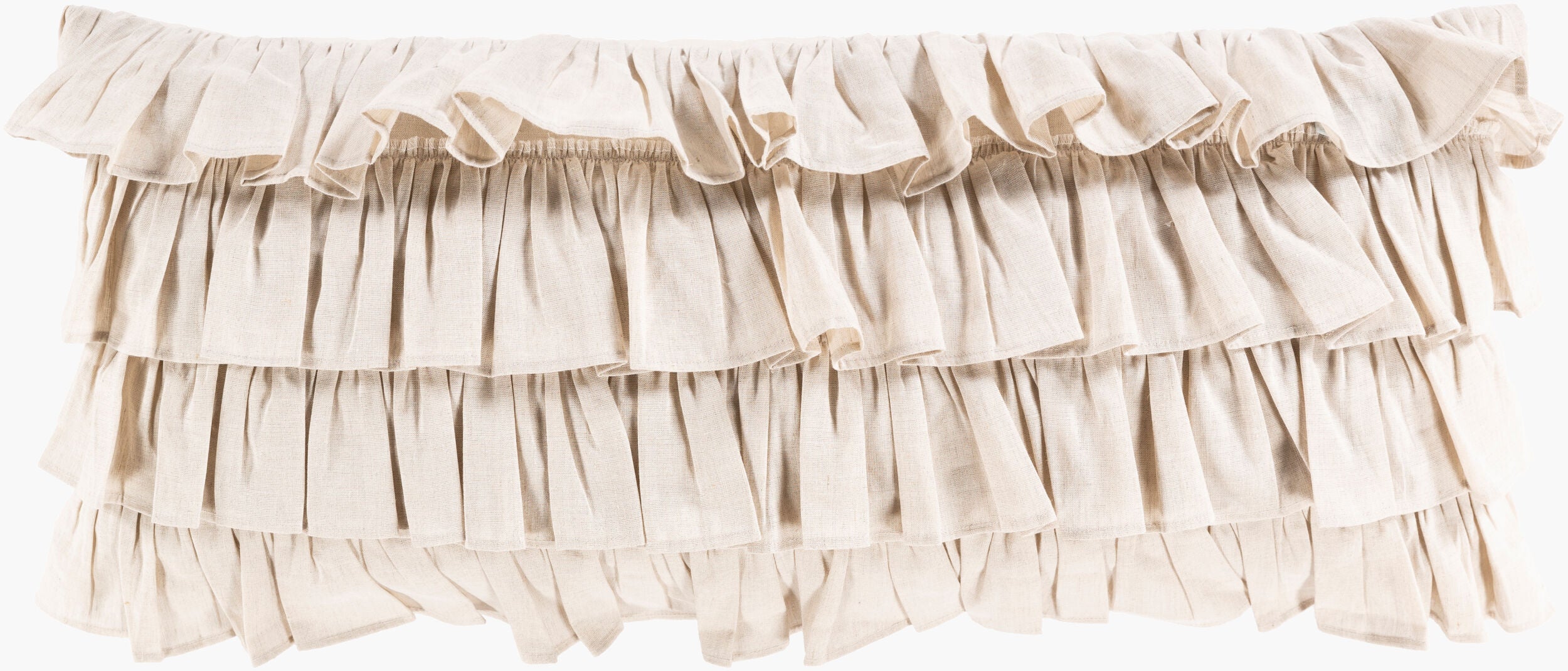 Ruffle Lumbar Pillow | RLE002