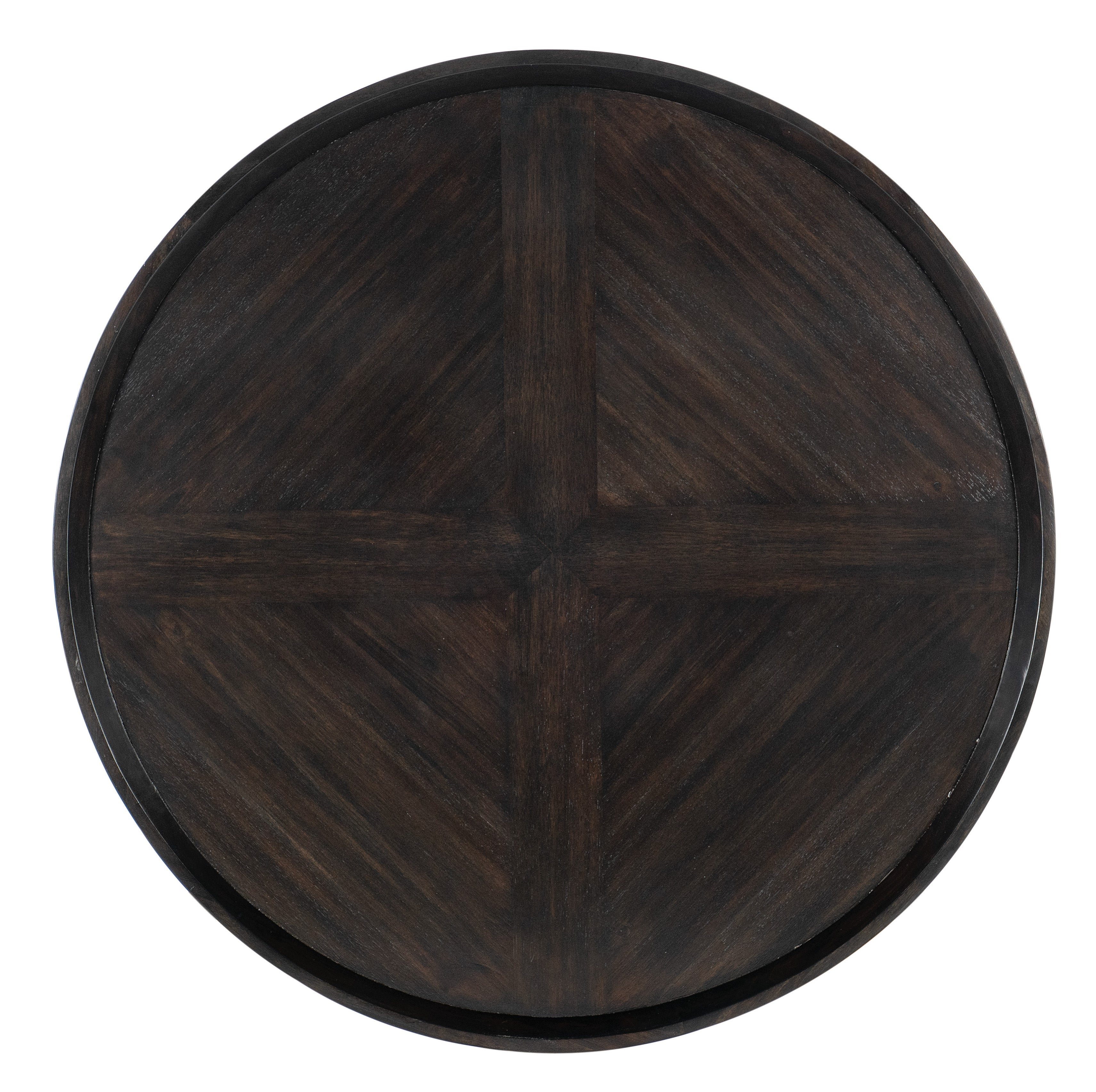Commerce & Market Round Cocktail Table | Natural Wood