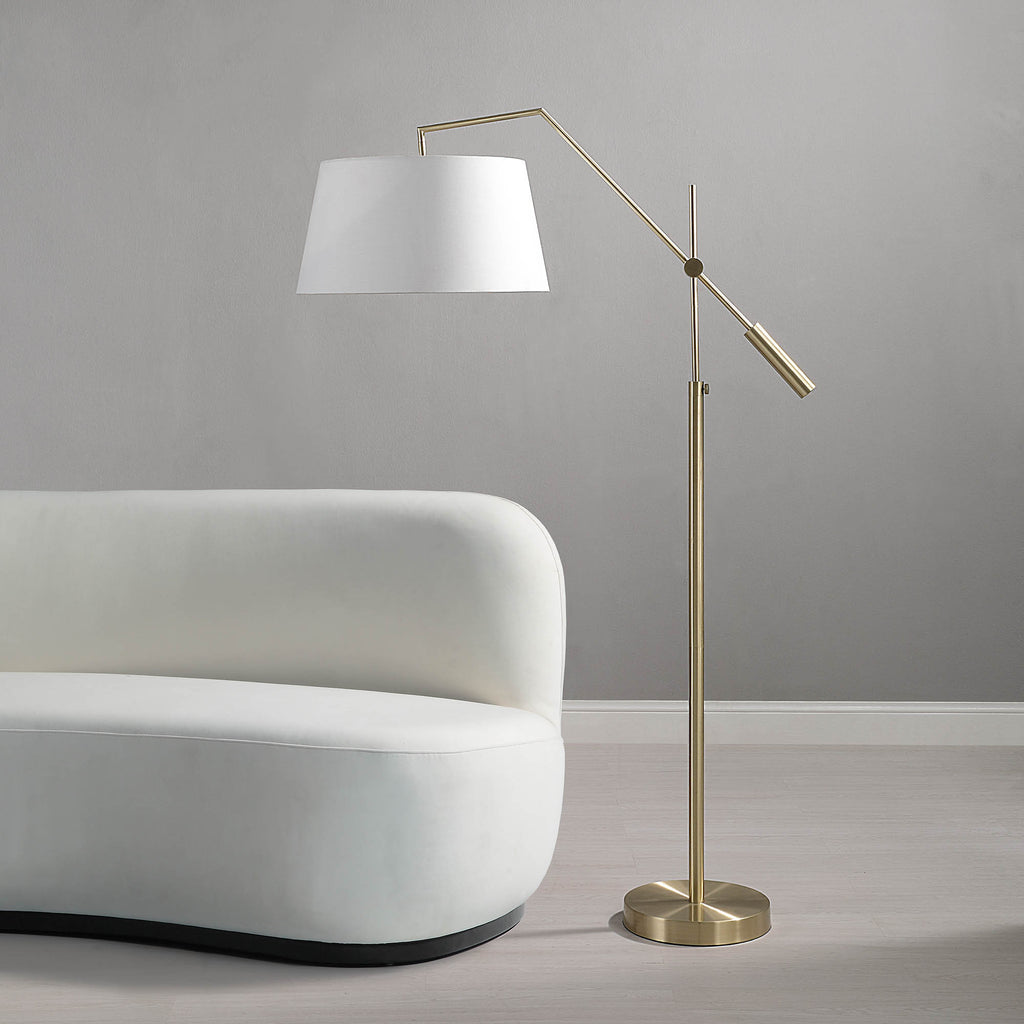 Claire Swing Arm Floor Lamp