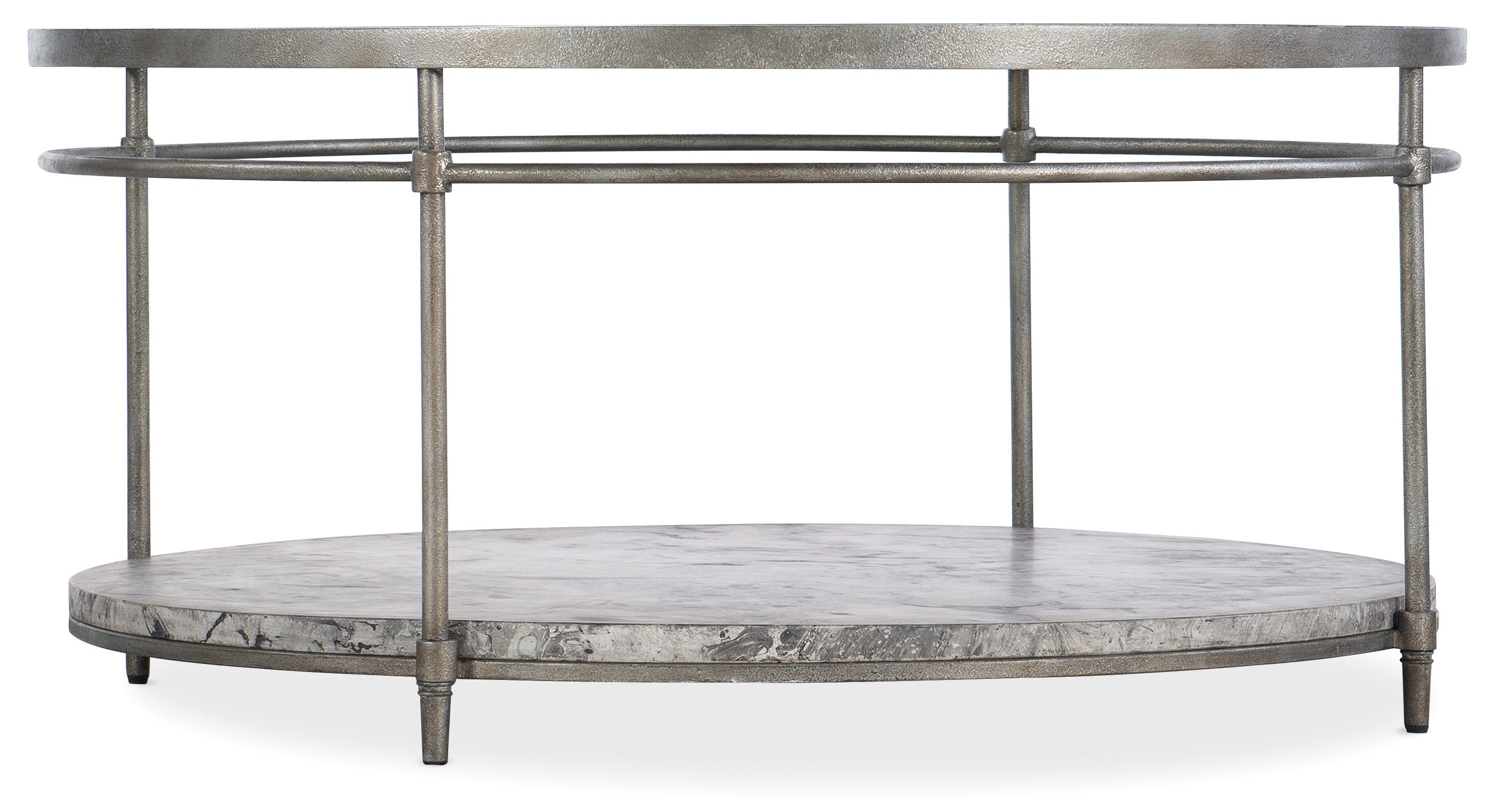 Round Cocktail Table | Silver