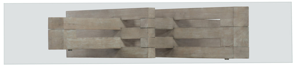 Affinity Glass Top Accent Console