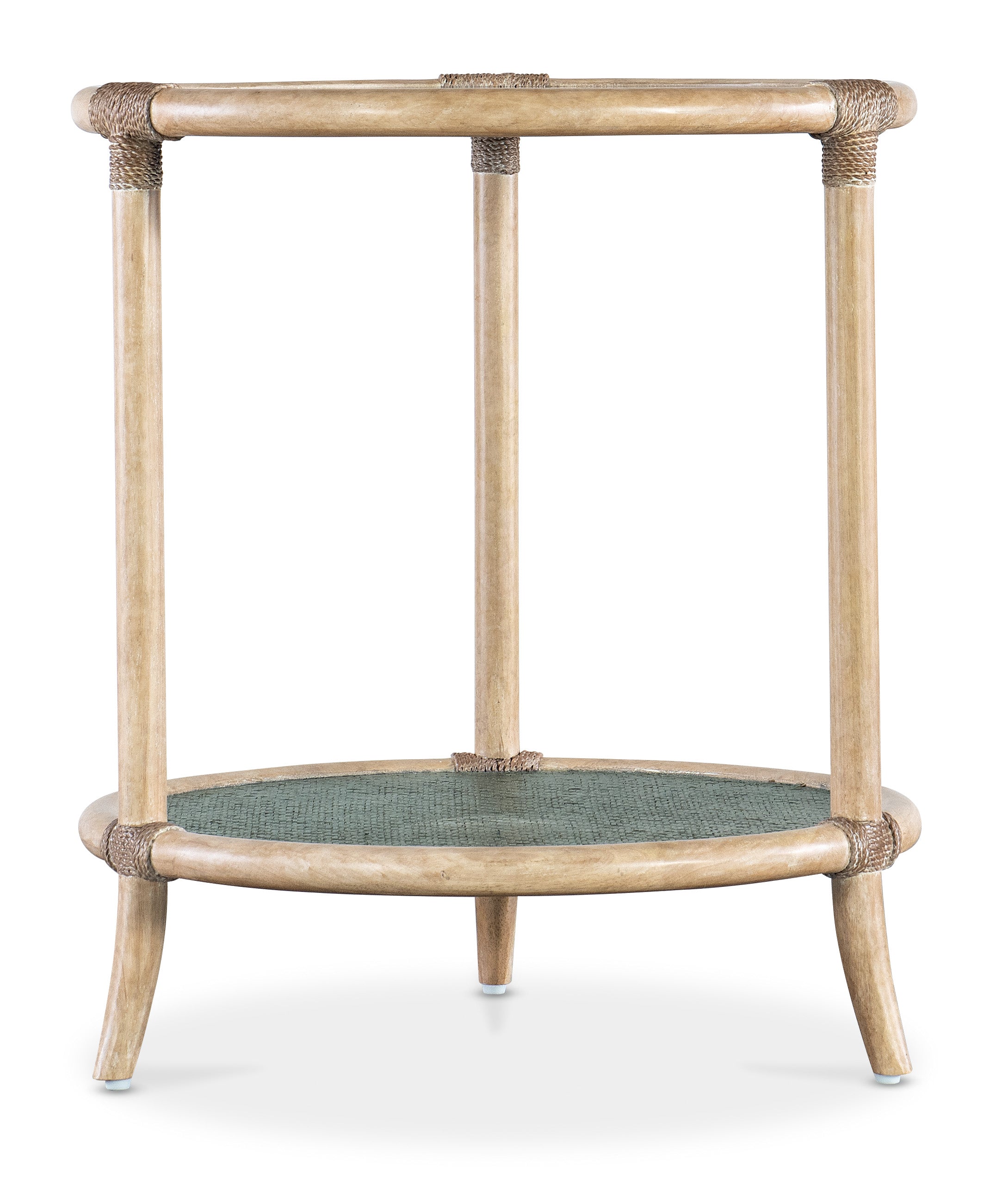 Retreat Raffia End Table | Black Sand