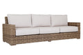 Havana Sofa in Canvas Flax w/ Self Welt