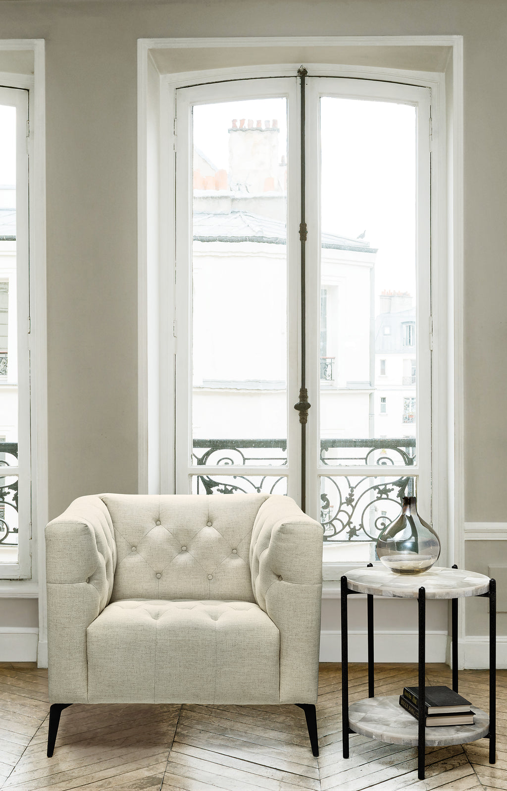 Nicolla Stationary Chair | Baldwin Natural